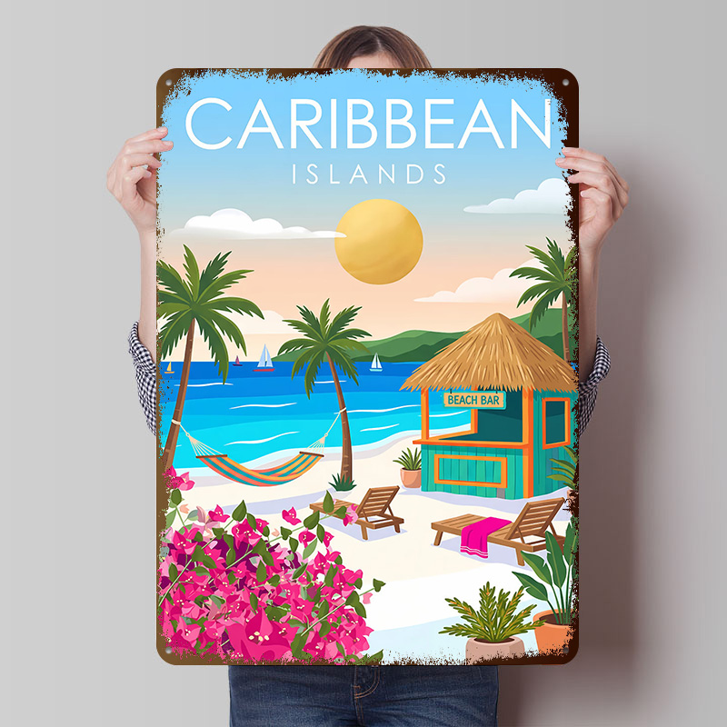 Retro Gaming Bar - Póster de Metal Personalizado con Diseño