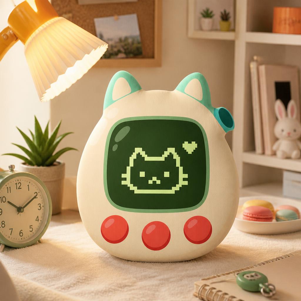 Retro Gaming Gift Ideas - Almohada de peluche con diseño de