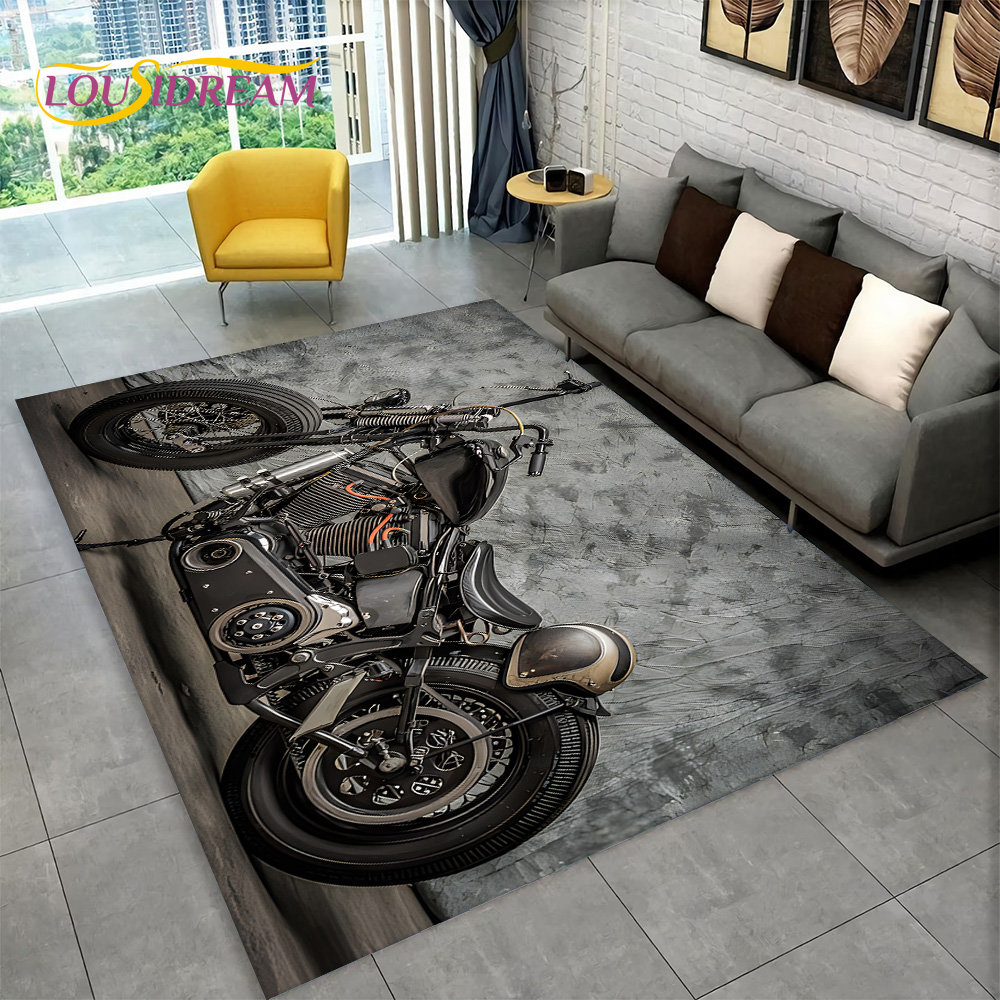 Retro Gaming Rug - Alfombra grande 3D Retro Vintage para