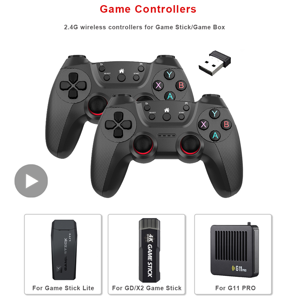 Retro Gaming Tv Box - Mando inalámbrico para videojuegos, Control de