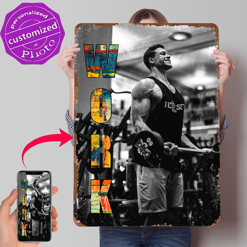Retro Gaming Bar - Póster Metálico de Gimnasio, Arte de