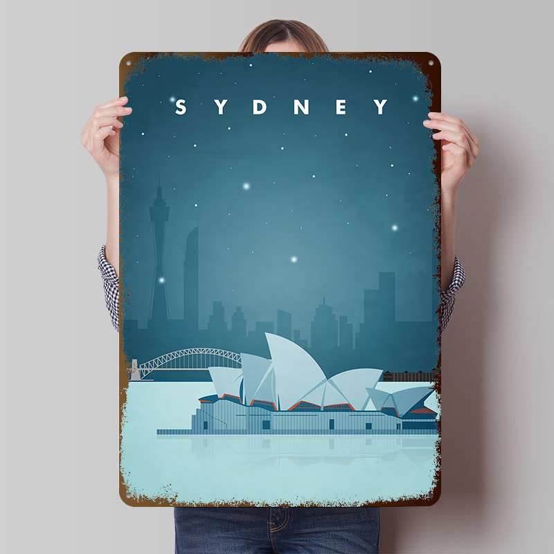 Retro Gaming Bar - Póster de Viaje de Sídney, Letreros