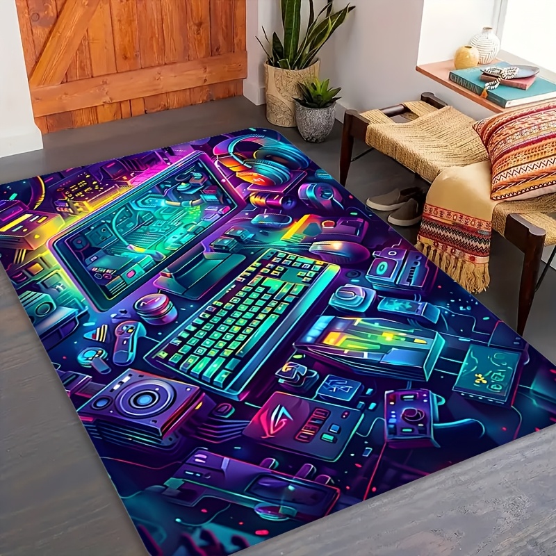 Alfombra de Franela Cyberpunk  - Retro Gaming Rug reseña y precio
