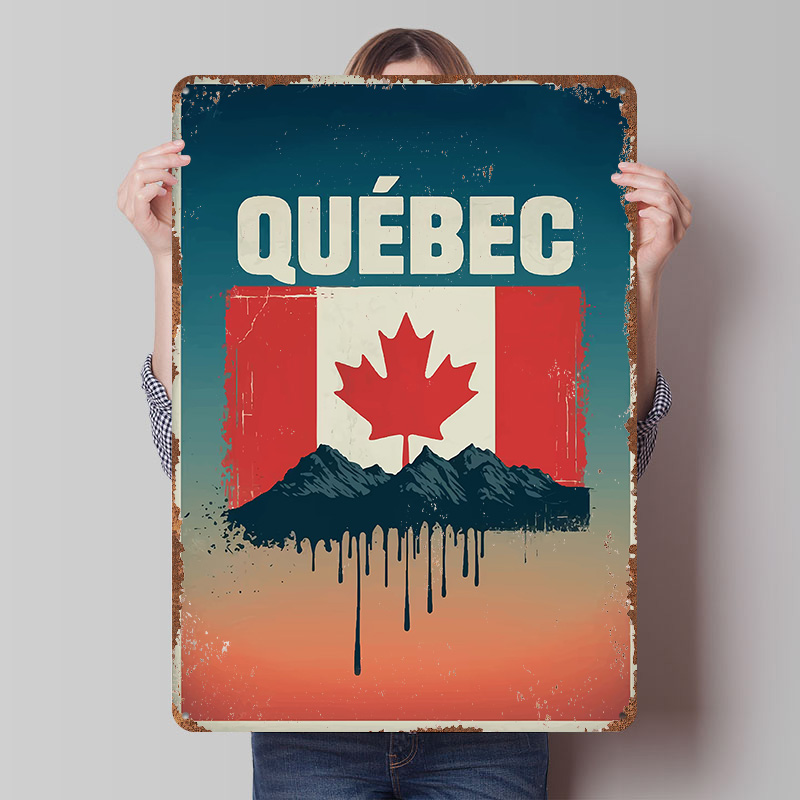 Póster impreso de viaje a Queb - Retro Gaming Quebec reseña y precio