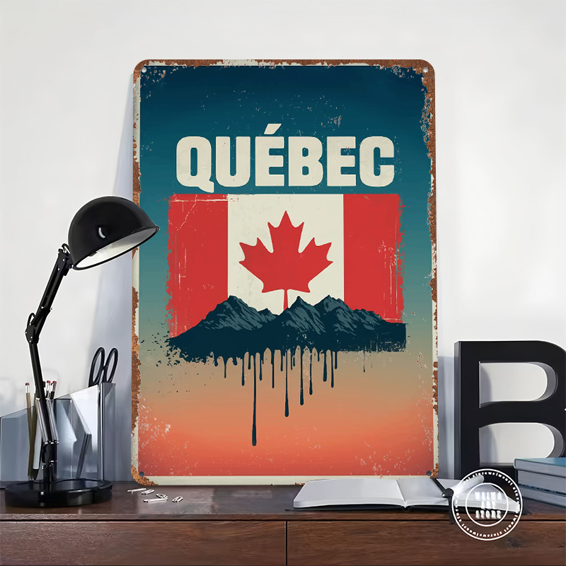 Póster impreso de viaje a Queb - Retro Gaming Quebec reseña y precio
