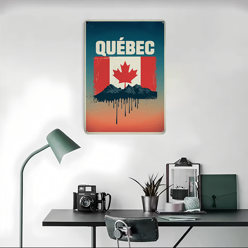 Póster impreso de viaje a Queb - Retro Gaming Quebec reseña y precio