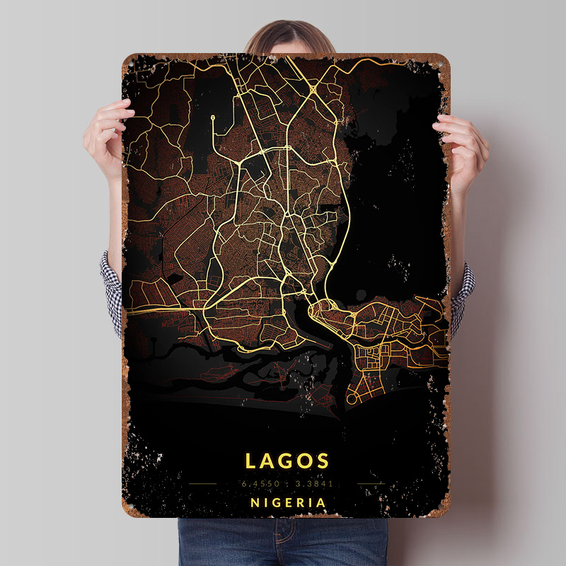 Mapa de la Ciudad de Lagos, Le - Retro Gaming Bar reseña y precio