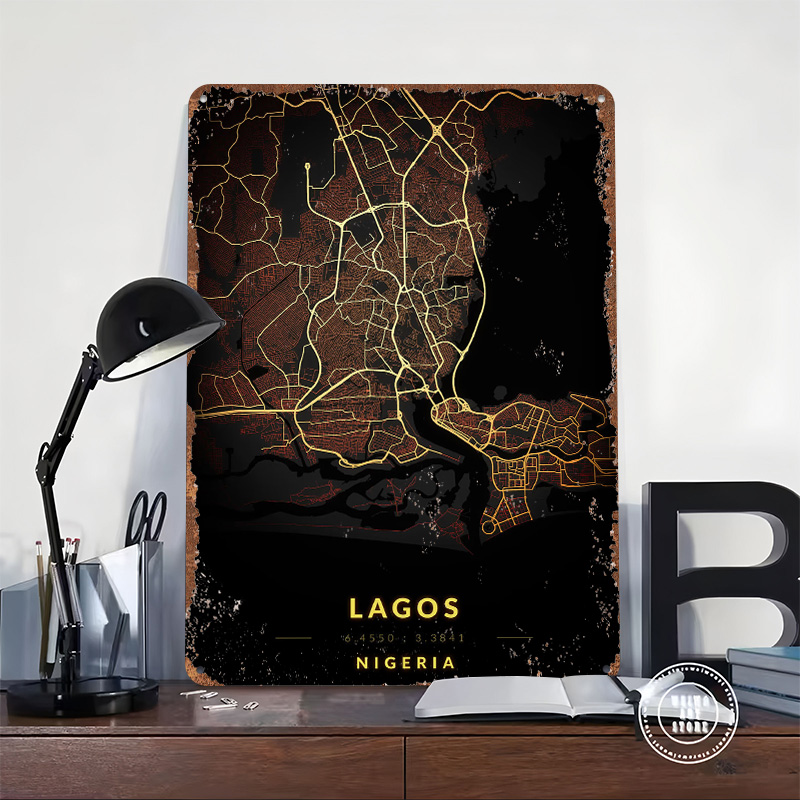 Mapa de la Ciudad de Lagos, Le - Retro Gaming Bar reseña y precio