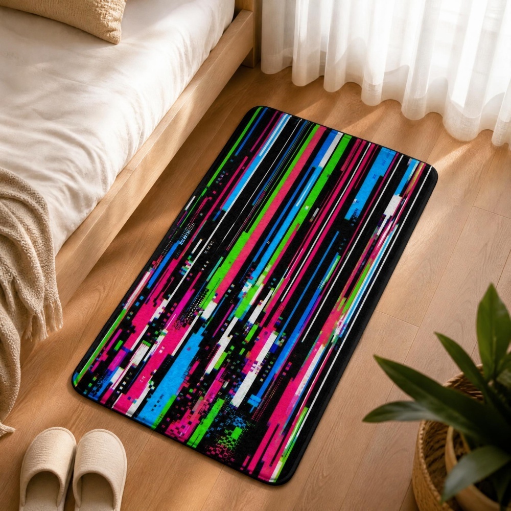 Alfombra de franela con estamp - Retro Gaming Bar reseña y precio