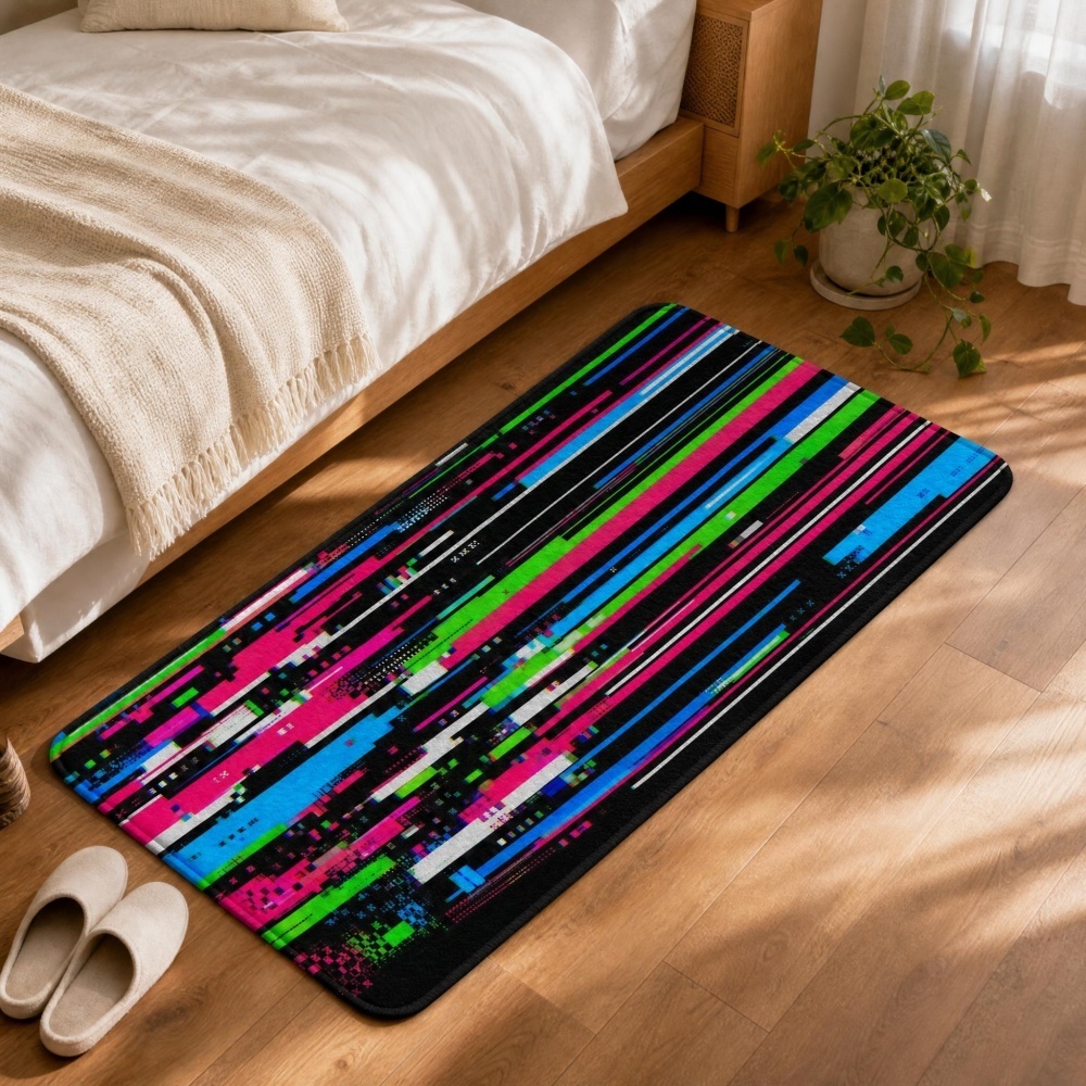Alfombra de franela con estamp - Retro Gaming Bar reseña y precio