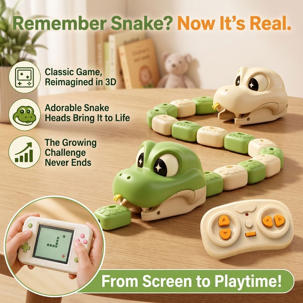 Juguete de serpiente magnética - Retro Gaming On Phone reseña y precio