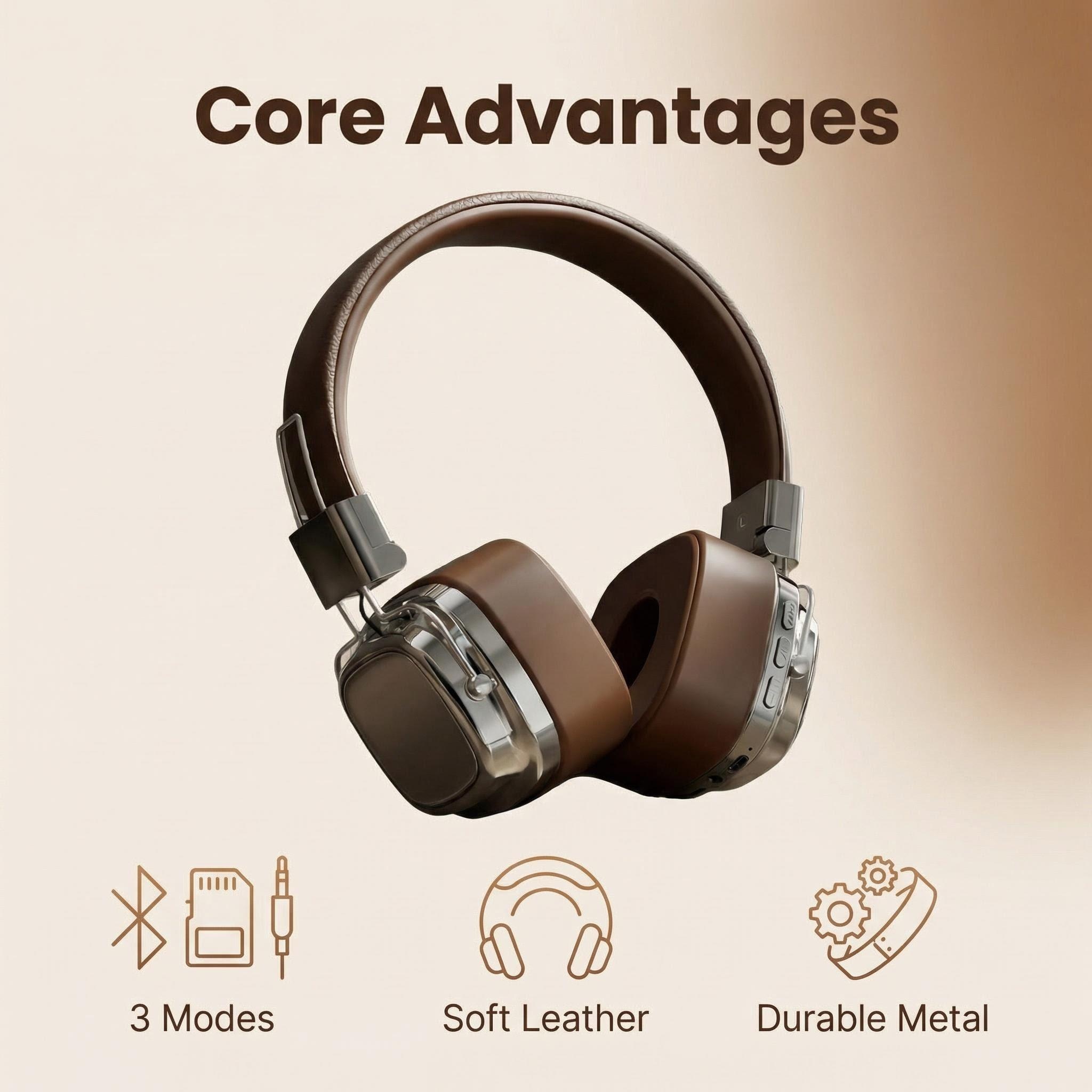 Auriculares Retro de Cuero con - Retro Gaming On Phone reseña y precio