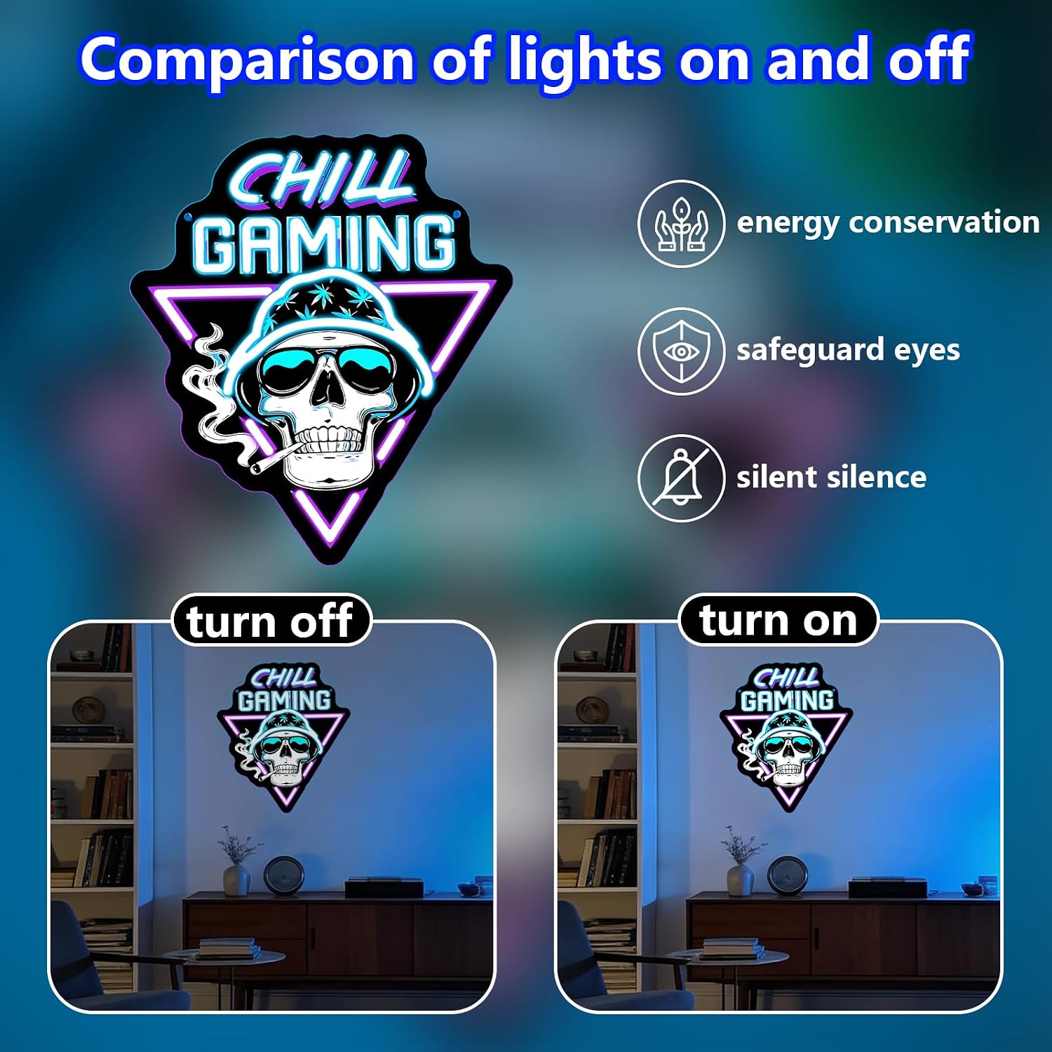    Letrero LED de Neón con Di - Retro Gaming Bar reseña y precio
