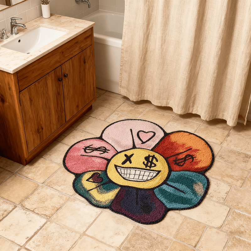 VIKAMA Color Dopamine Alfombra - Retro Gaming Rug reseña y precio