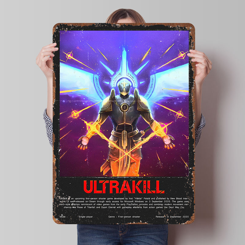 Ultrakill Game - Póster Metáli - Retro Gaming Bar reseña y precio