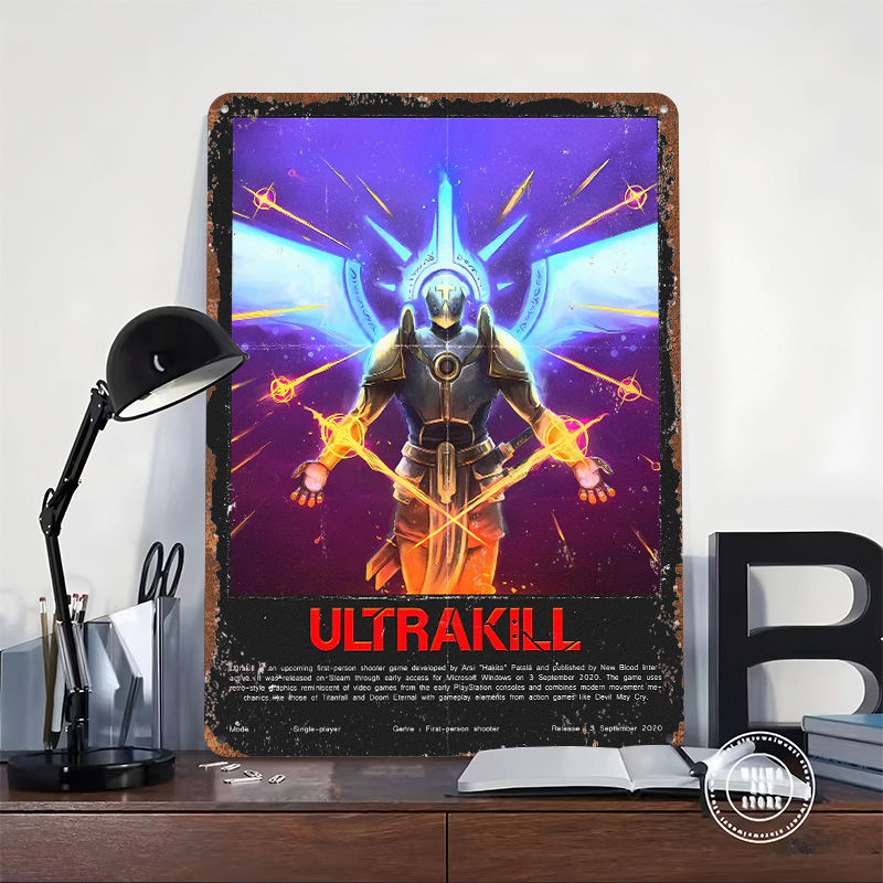Ultrakill Game - Póster Metáli - Retro Gaming Bar reseña y precio
