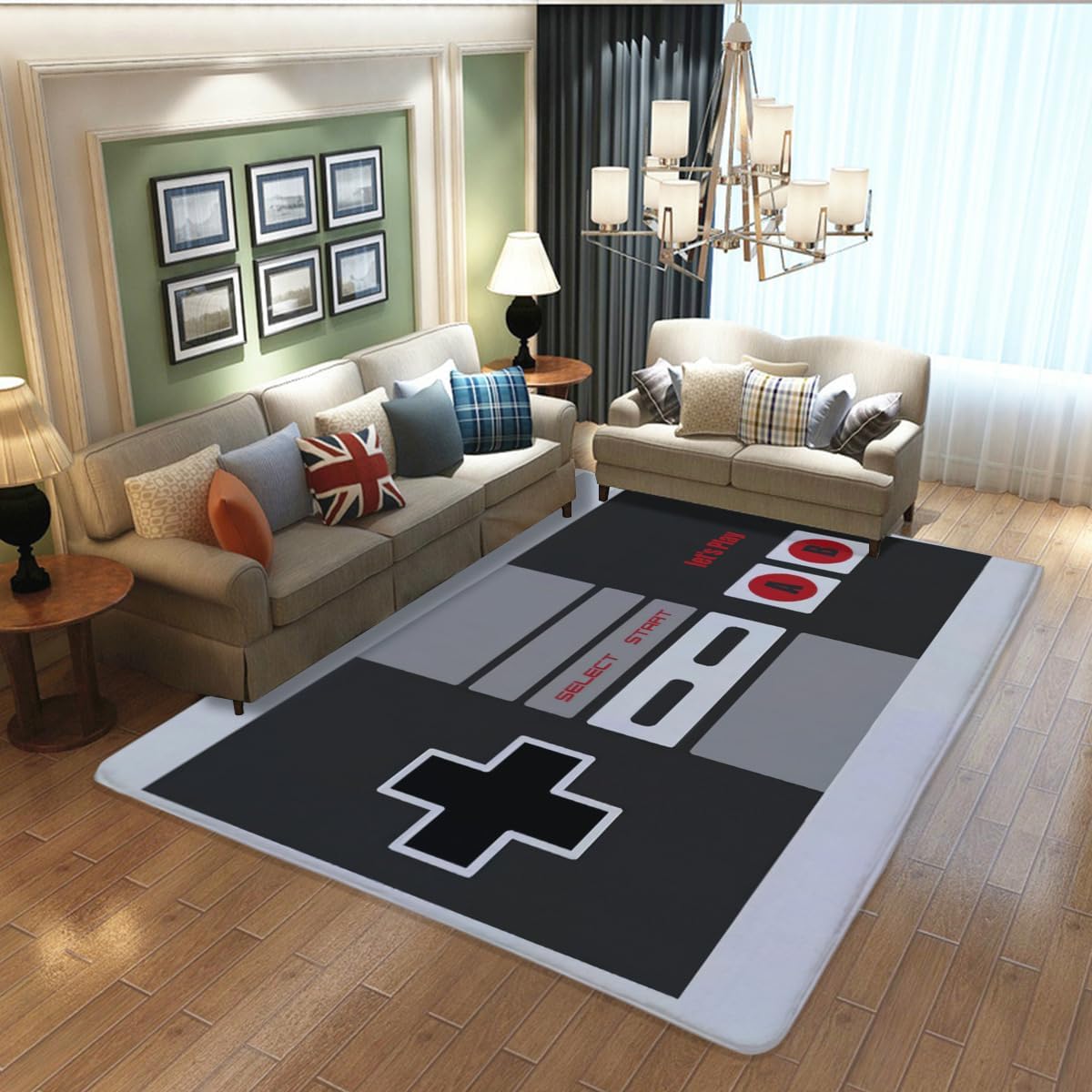 Alfombra Vintage con Diseño de - Retro Gaming Rug reseña y precio