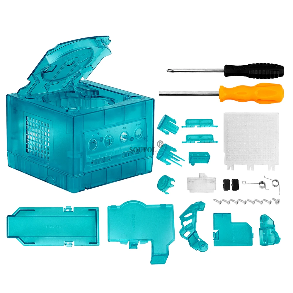 Funda de repuesto azul hielo p - Retro Handheld Console reseña y precio