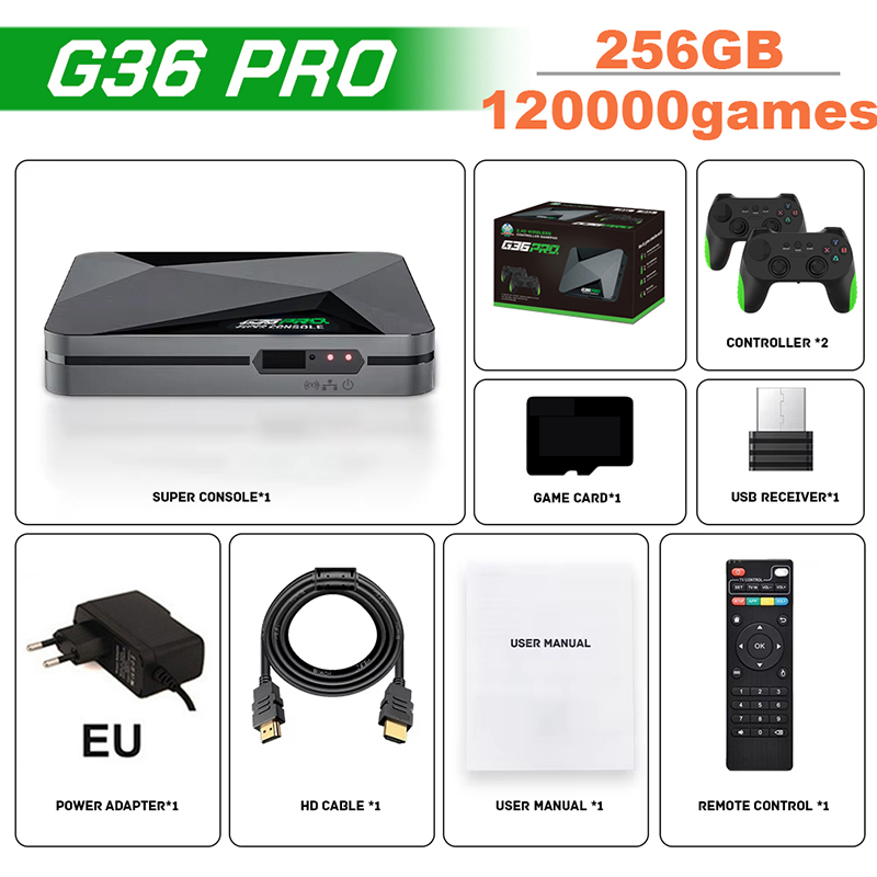 Consola de Videojuegos Super G - Retro Gaming Tv Box reseña y precio