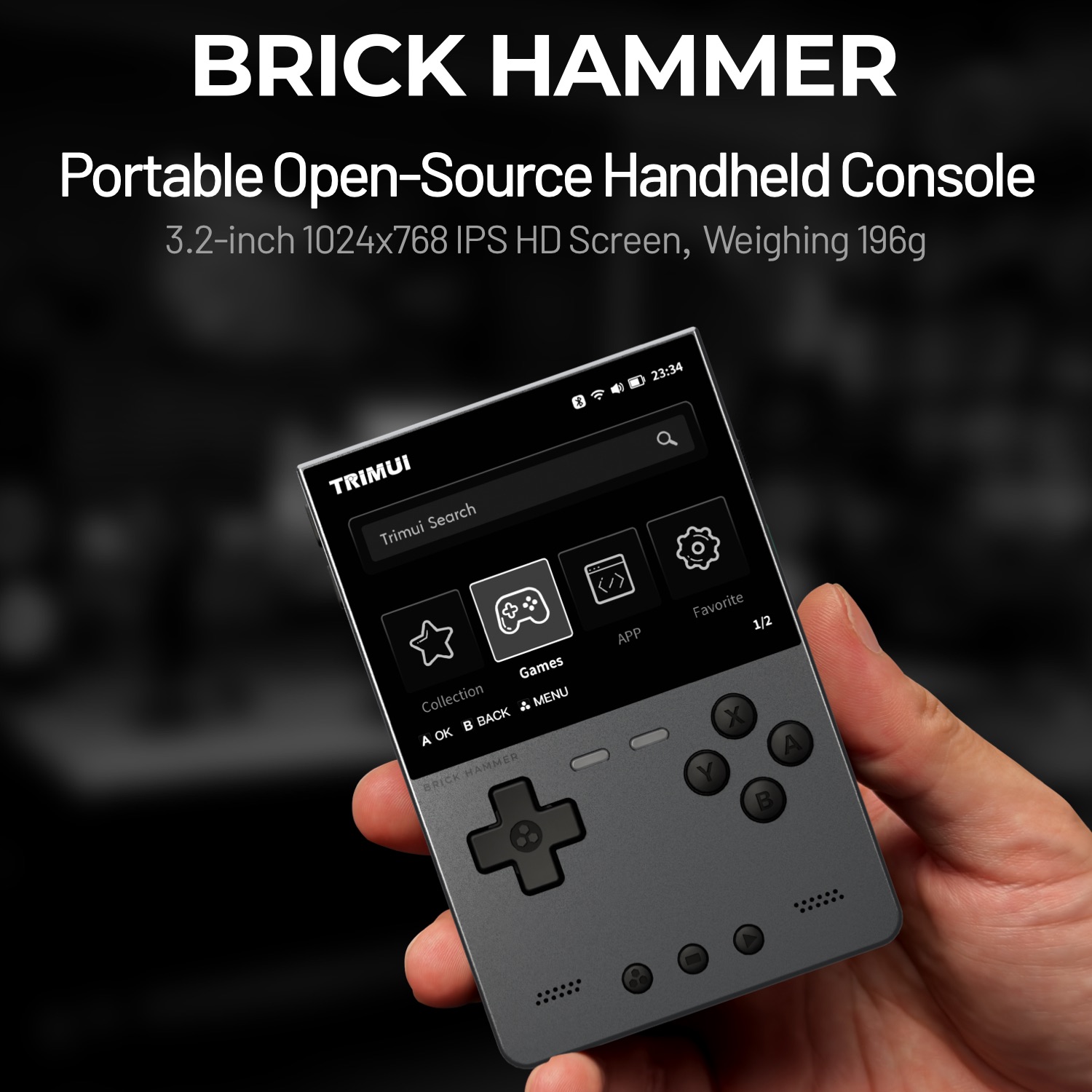 TRIMUI BRICK HAMMER-consola de - Retro Gaming On Phone reseña y precio