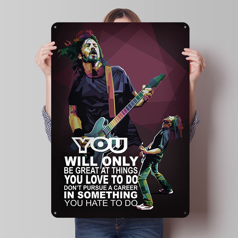 Póster de Metal con Frases de  - Retro Gaming At Home reseña y precio