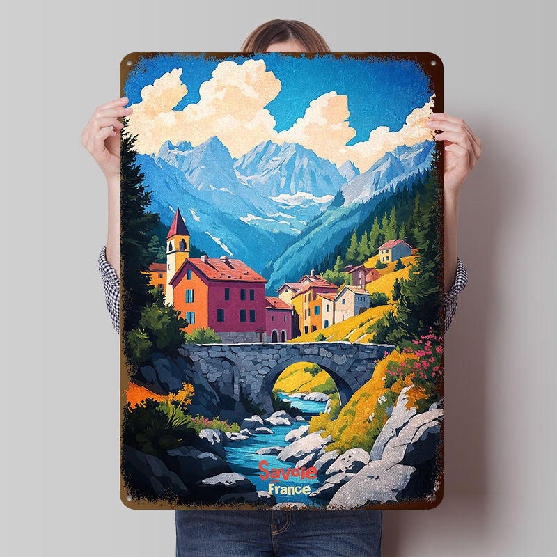 Póster Artístico de Savoie, Fr - Retro Gaming France reseña y precio