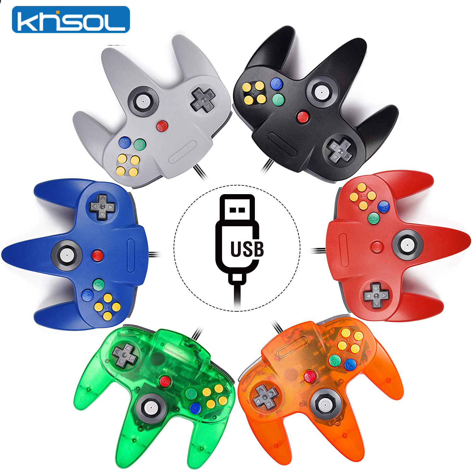 Controlador N64 clásico USB co - Retro Gaming Os reseña y precio
