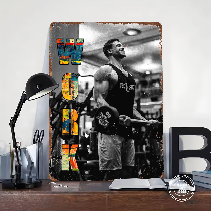 Póster Metálico de Gimnasio, A - Retro Gaming Bar reseña y precio
