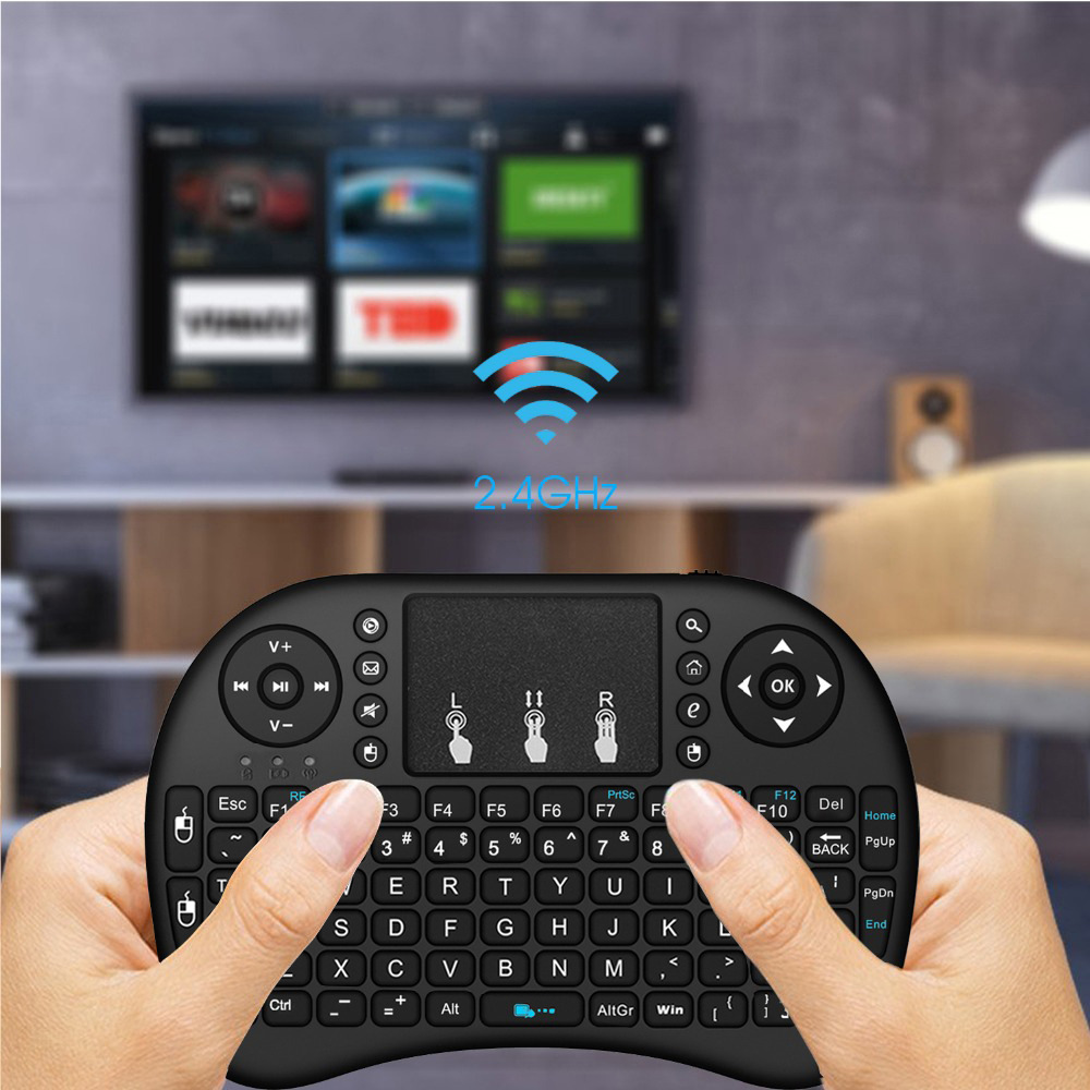Mini teclado inalámbrico retro - Retro Gaming Tv Box reseña y precio