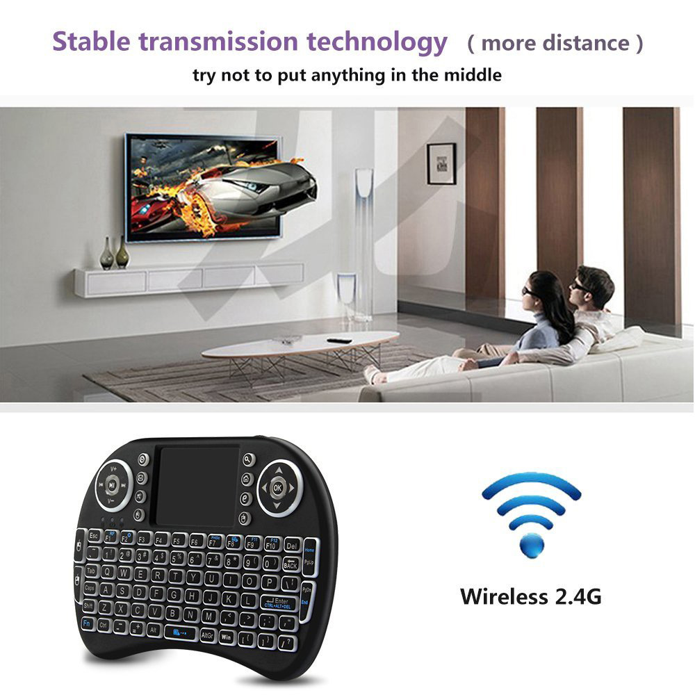 Mini teclado inalámbrico retro - Retro Gaming Tv Box reseña y precio
