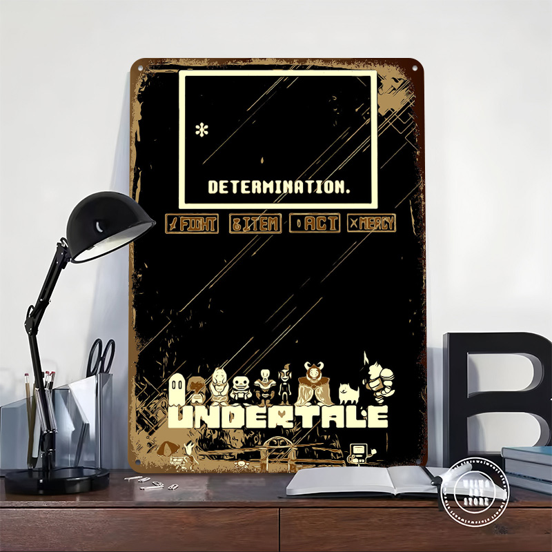 Póster Metálico de Undertale,  - Retro Gaming Bar reseña y precio