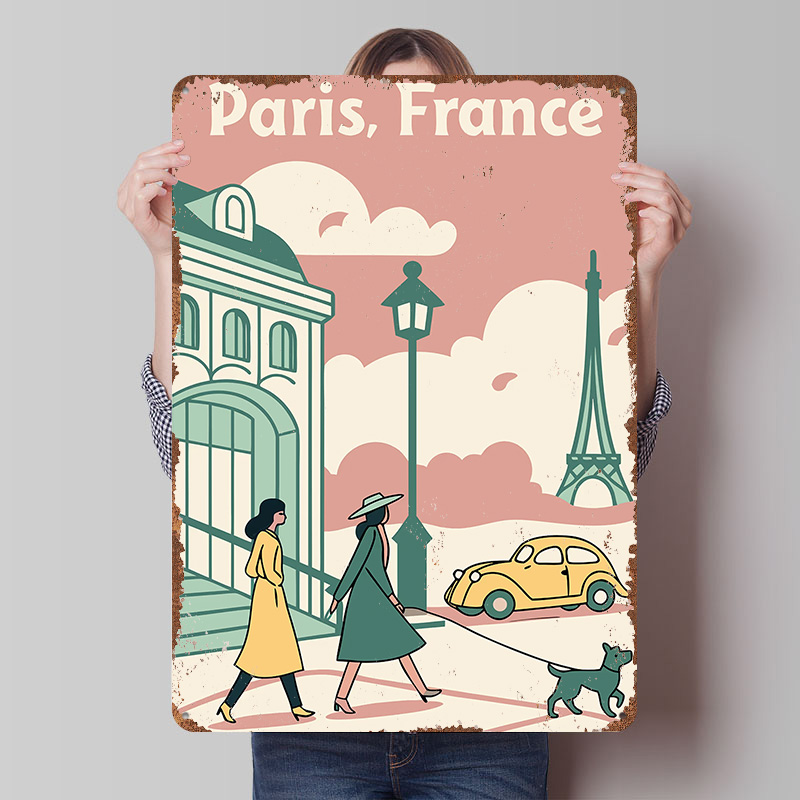 Póster Impreso de Viaje a Parí - Retro Gaming France reseña y precio