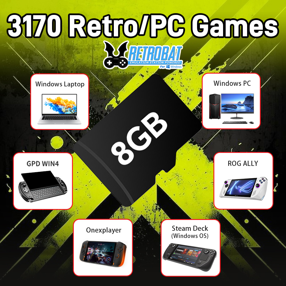Tarjeta TF de juego de 8GB con - Retro Gaming Os reseña y precio