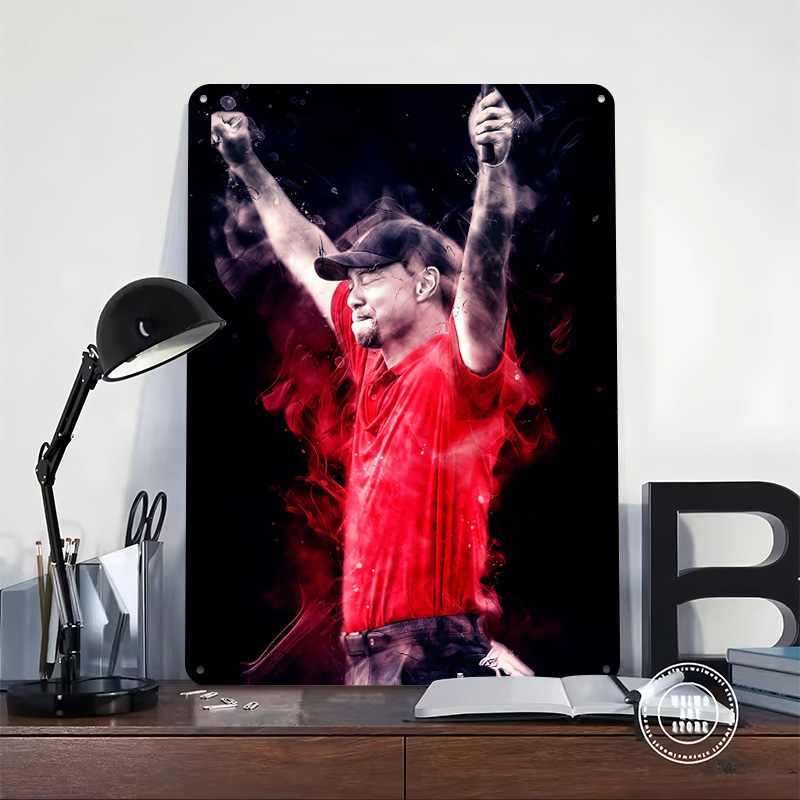 Póster Impreso de Tiger Woods, - Retro Gaming Bar reseña y precio