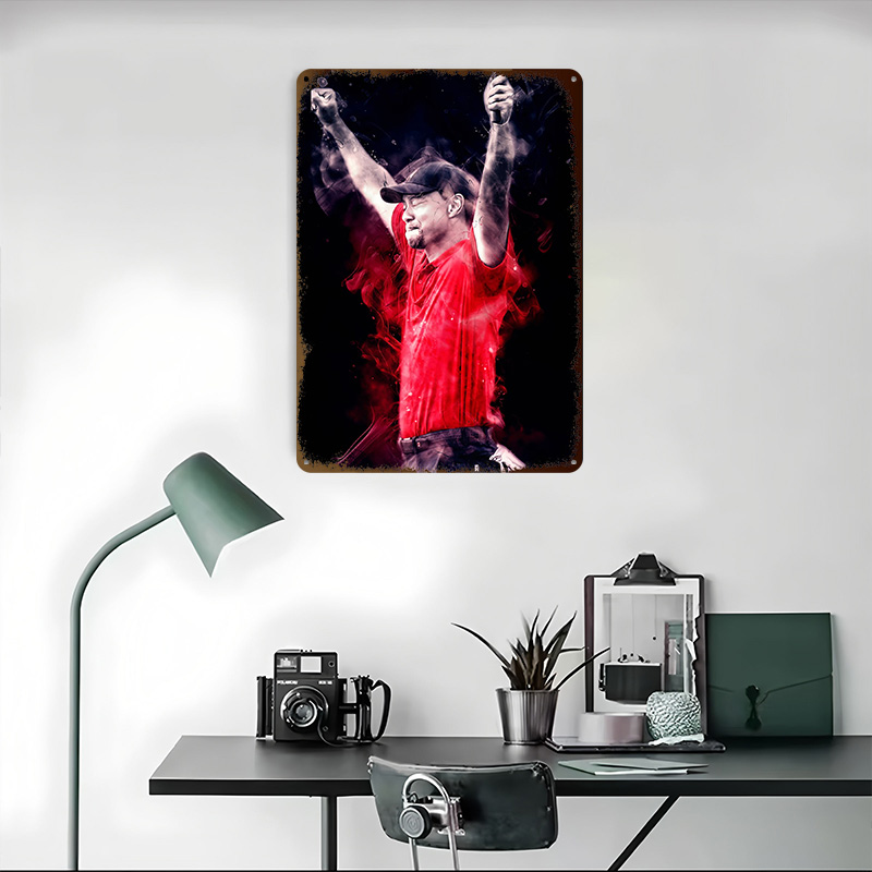 Póster Impreso de Tiger Woods, - Retro Gaming Bar reseña y precio