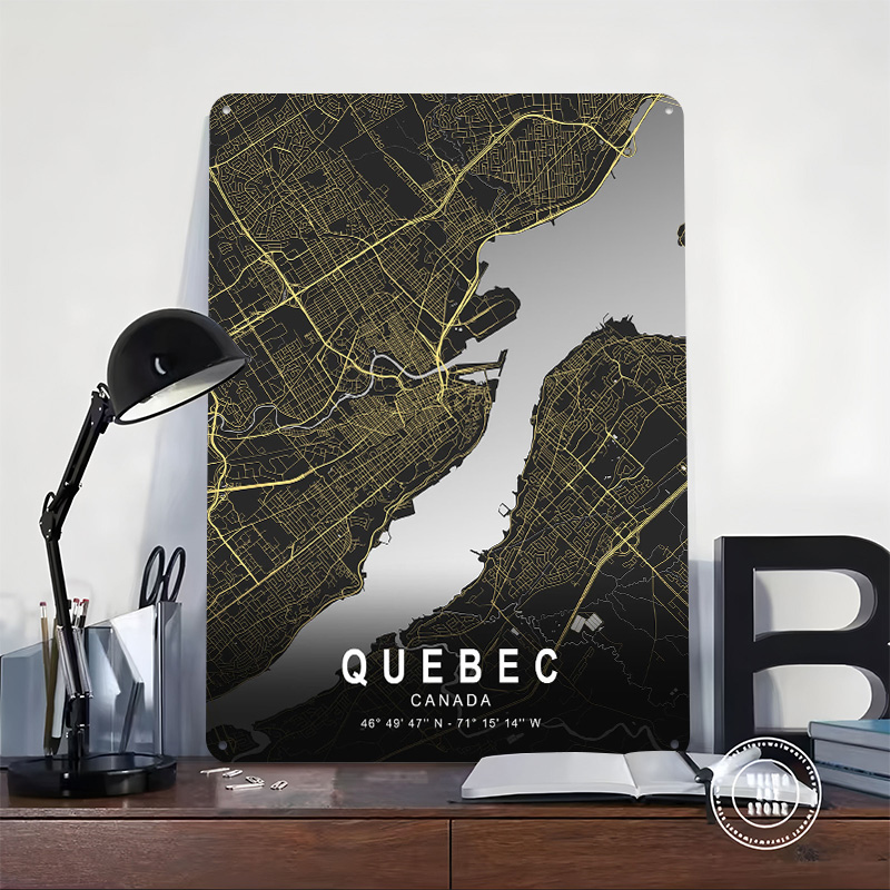 Mapa de la ciudad de Quebec en - Retro Gaming Quebec reseña y precio